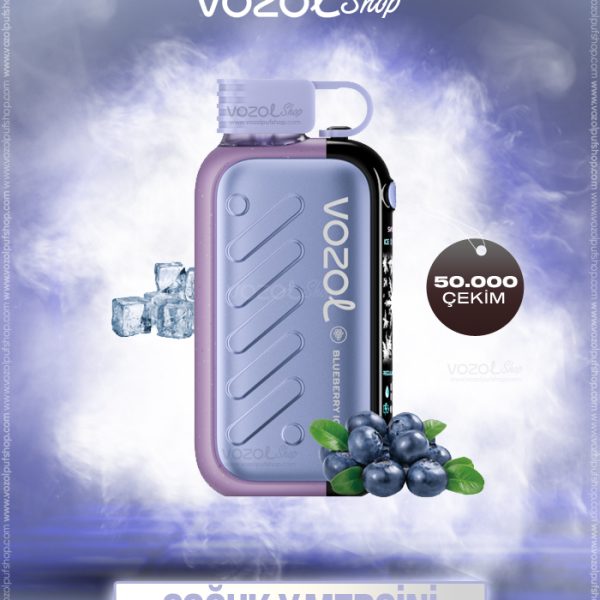 Vozol Gear Ice & Sweet 50000 Blueberry Ice