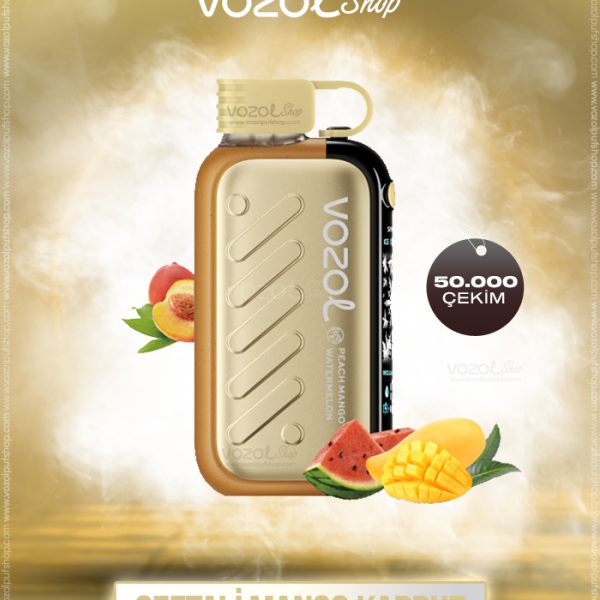 Vozol Gear Ice & Sweet 50000 Peach Mango Watermelon