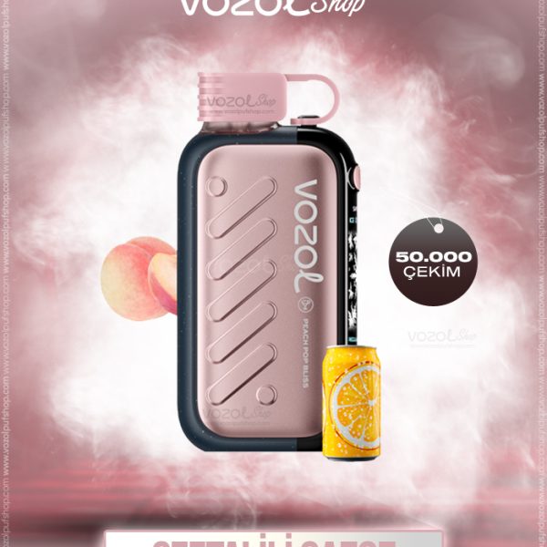 Vozol Gear Ice & Sweet 50000 Peach Pop Bliss