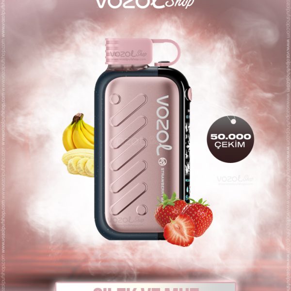 Vozol Gear Ice & Sweet 50000 Strawberry Banana