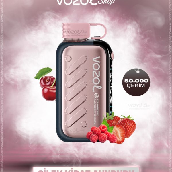 Vozol Gear Ice & Sweet 50000 Strawberry Raspberry Cherry