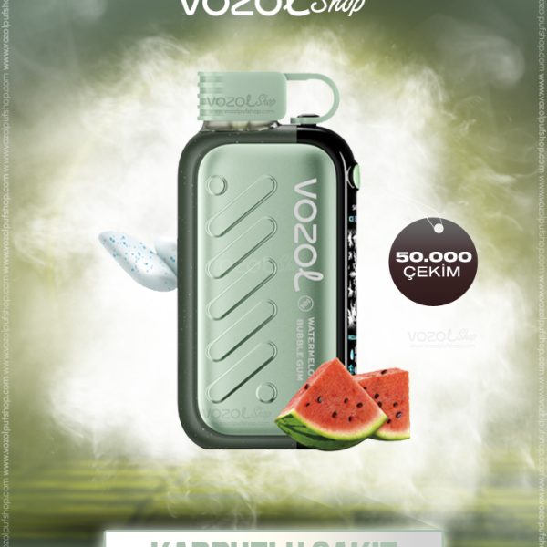 Vozol Gear Ice & Sweet 50000 Watermelon Bubble Gum