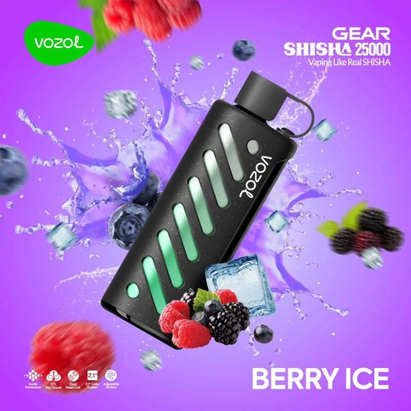 Vozol Gear Shisha 25000 Berry Ice