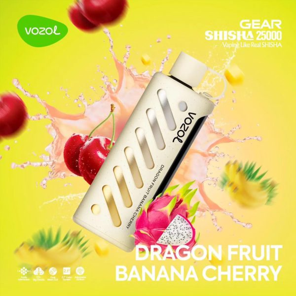 Vozol Gear 25000 Dragon Fruit Banana Cherry