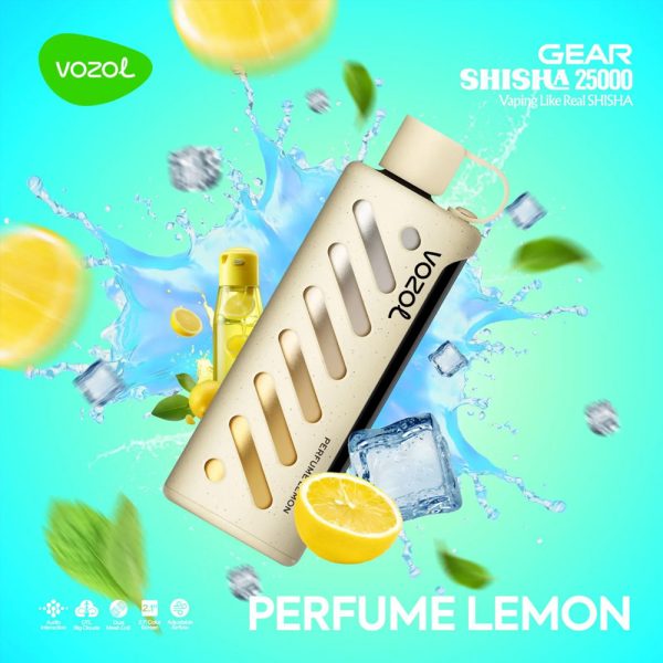 Vozol Gear Shisha 25000 Perfume Lemon