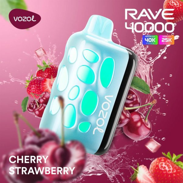 Vozol Rave 40000 Cherry Strawberry