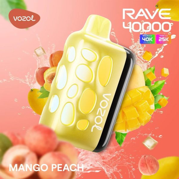 Vozol Rave 40000 Mango Peach